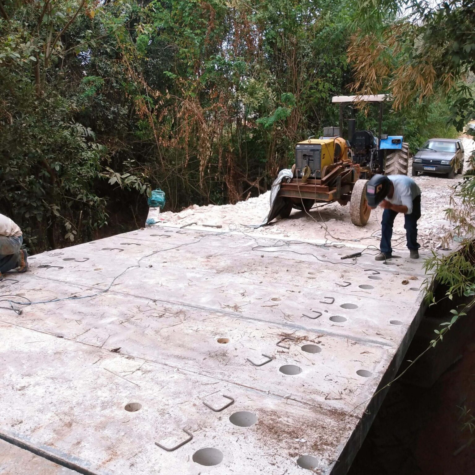 Ponte no Jabá - Em Luminárias MG